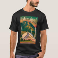Islamabad Pakistan Mosquée Faisal Illustration