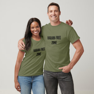 T-shirt islamique de la zone franche de Haram