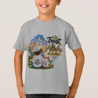 T-shirt islamique pour enfants «Faire confiance à 
