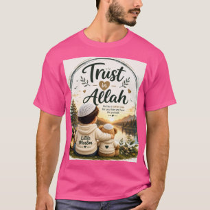 T-shirt islamique pour enfants «Faire confiance à