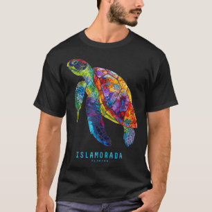T-shirt Islamorada FL Tortue de mer Floride Keys Vintage r