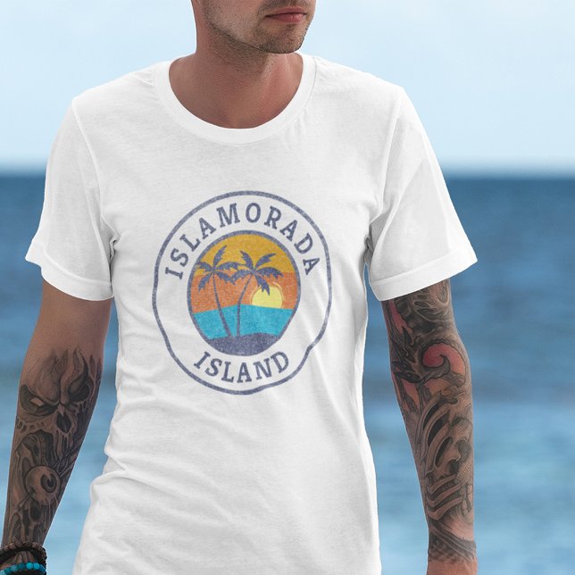 T-shirt Islamorada Island, Florida Faded Classic Style (Créateur téléchargé)