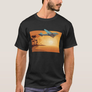 T-shirt Island Flight