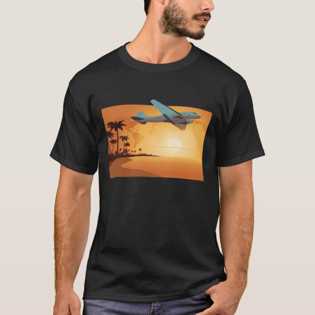 T-shirt Island Flight (Devant)