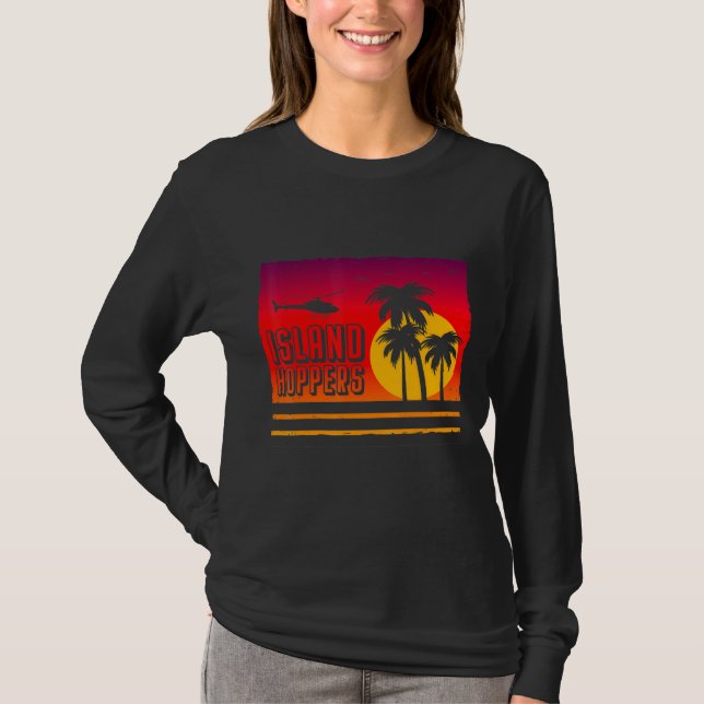 T-shirt Island Hoppers Classic 80s Tv (Devant)