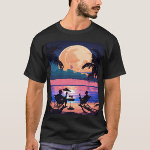 T-shirt Island Ink : La fuite Tropicale du marin Jerry