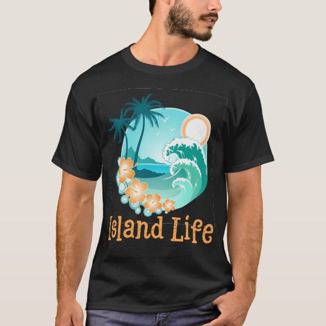 T-shirt Island Life (Devant)