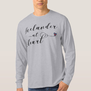 T-shirt Islandais Au Coeur T-Shirt, Islande