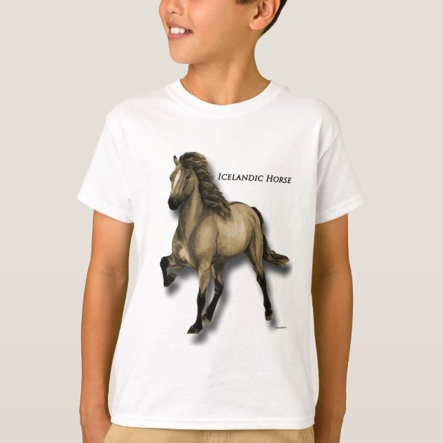 T-shirt islandais vintage (Devant)
