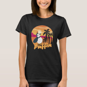 T-shirt Islande Animal Puffin Bird Beach Palm Tree Puffi