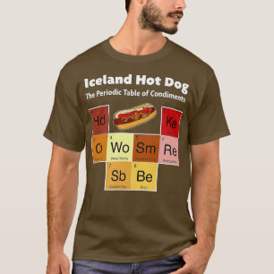 T-shirt Islande Hot Dog Viking Cuisine Reykjavik Remoulade
