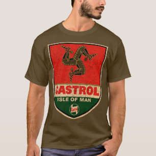 T-shirt Isle Of Man T bouclier Vintage comme un enfer