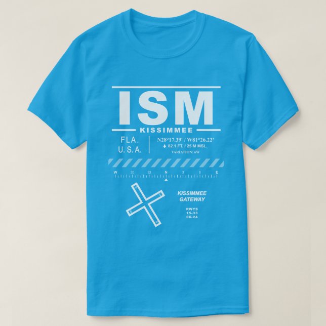 T-shirt ISM Airport Kissimmee Gateway (Design devant)