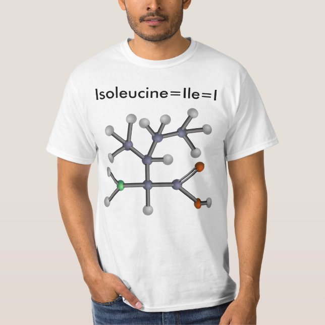 T-shirt Isoleucine (acide aminé) (Devant)
