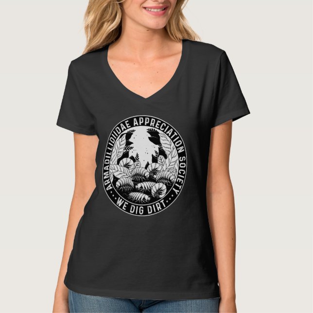 T-shirt Isopod Roly Poly Pill Bug Rollie Pollie Nous Creg  (Devant)