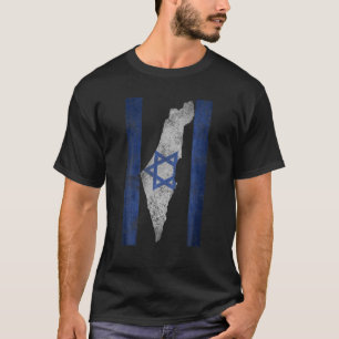 T-shirt Israël Carte Voyager Juifs Fiers Dons Juifs Israél