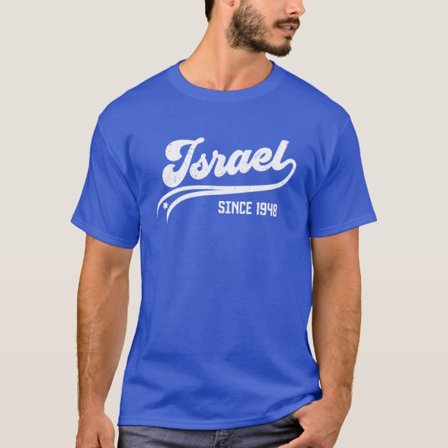T-shirt Israël depuis 1948 Rétro (Devant)