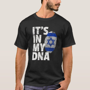 T-shirt Israël Drapeau Israël C'est dans mon ADN cadeau 