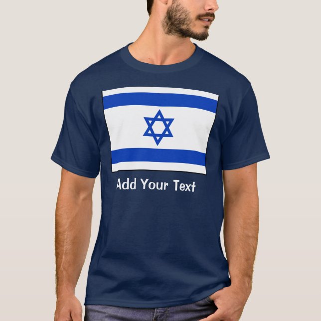T-shirt Israël – Drapeau Israélien (Devant)