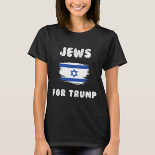 T-shirt Israël Drapeau Les Juifs Pour Trump