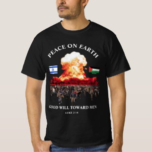 T-shirt Israël - Guerre en Palestine (Luc 2:14) PAIX 