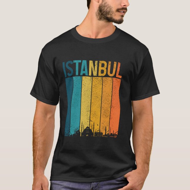 T-shirt Istanbul Skyline Turquie Pride turque Souvenir Tur (Devant)