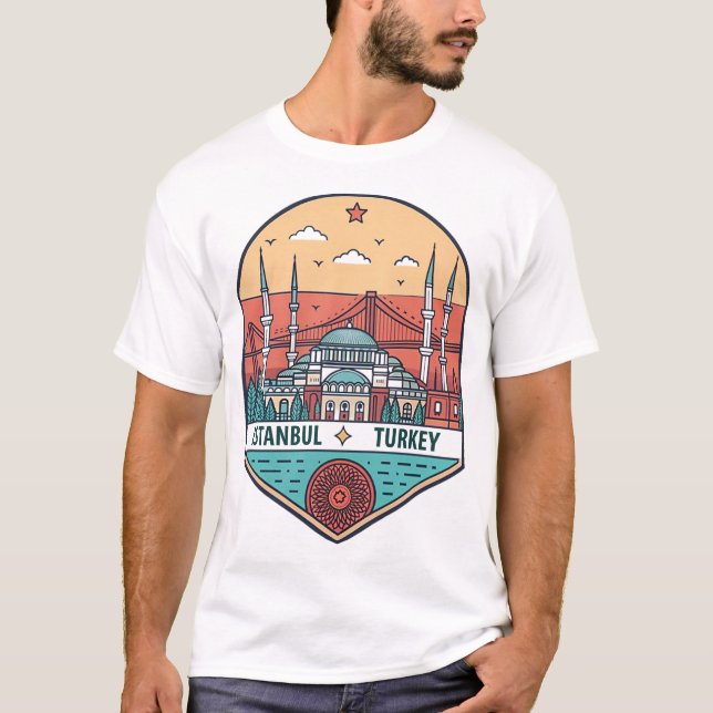T-SHIRT ISTANBUL, TURQUIE (Devant)