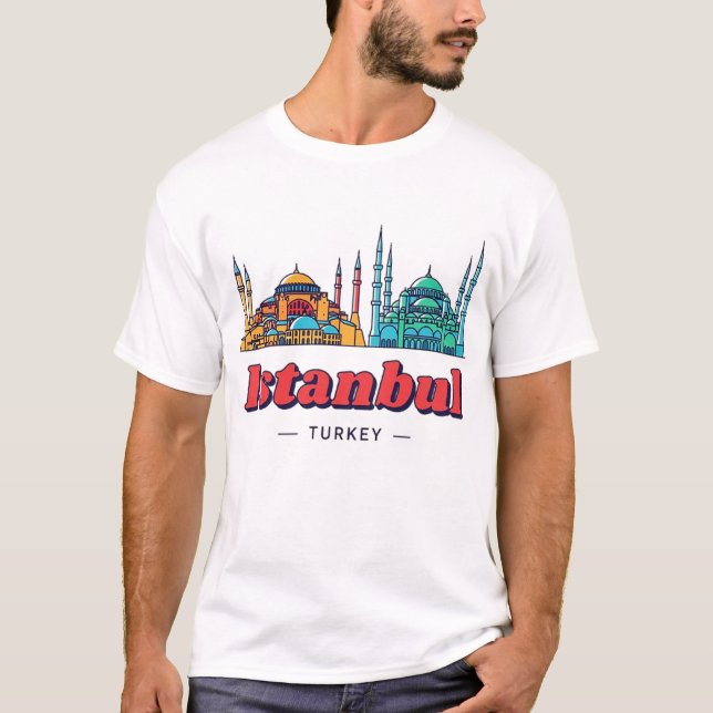 T-SHIRT ISTANBUL, TURQUIE (Devant)