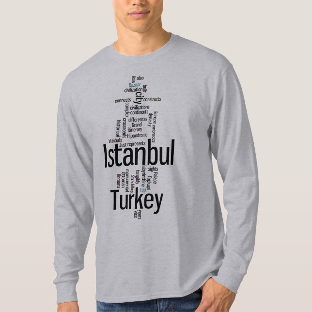 T-shirt Istanbul Turquie (Devant)