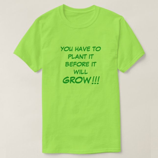 T-shirt IT plante (Design devant)