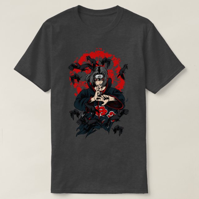 T-shirt Itachi Genjutsu Fanart (Design devant)