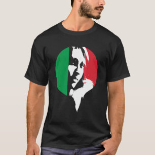 T-shirt Italia 2022 Italie Drapeau Jersey Avec Filles Femm