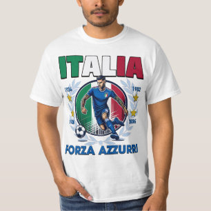 T-shirt Italia 4 étoiles Campioni del Mondo