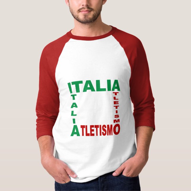 T-shirt ITALIA ATLETISMO raglan de base (Devant)