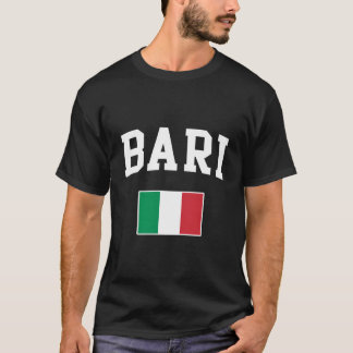 T-shirt Italia Bari Tuscany Sicily Italy Italian Flag Ital
