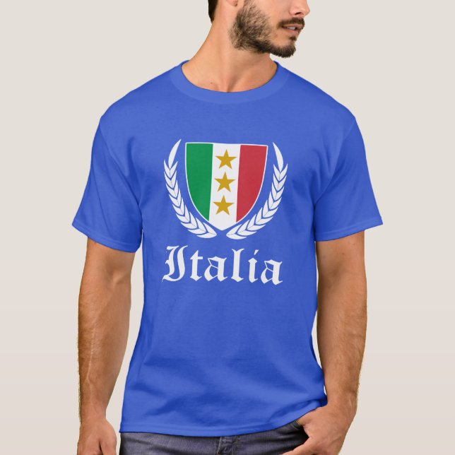 T-shirt Italia Crest (Devant)