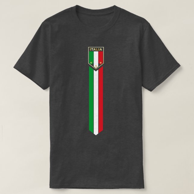 T-shirt Italia design Italian Pride Style Jersey italien (Design devant)