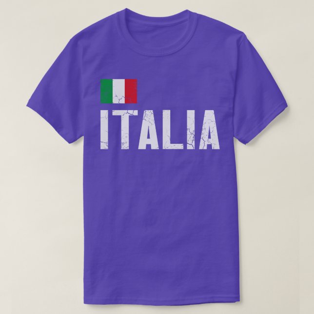 T-shirt Italia Drapeau Italiano Italie Famille (Design devant)