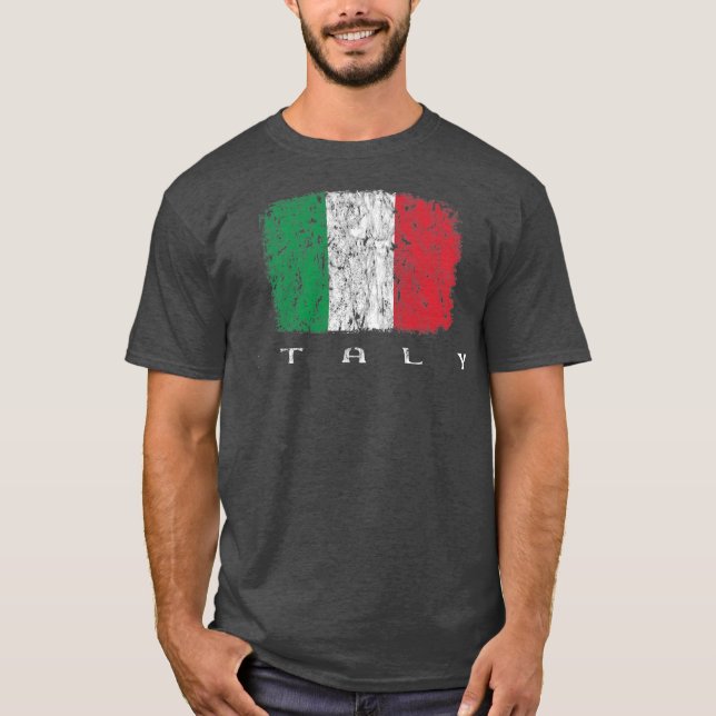 T-shirt Italia Drapeau Italie Fierté Italie Vacances Itali (Devant)