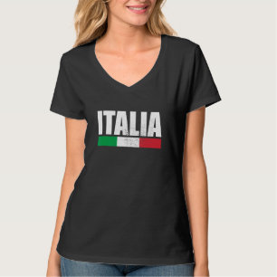 T-shirt Italia Drapeau italien Vintage Italie 1
