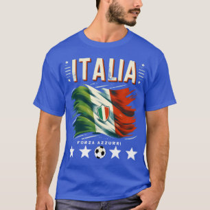 T-shirt Italia Football Forza Azzurri