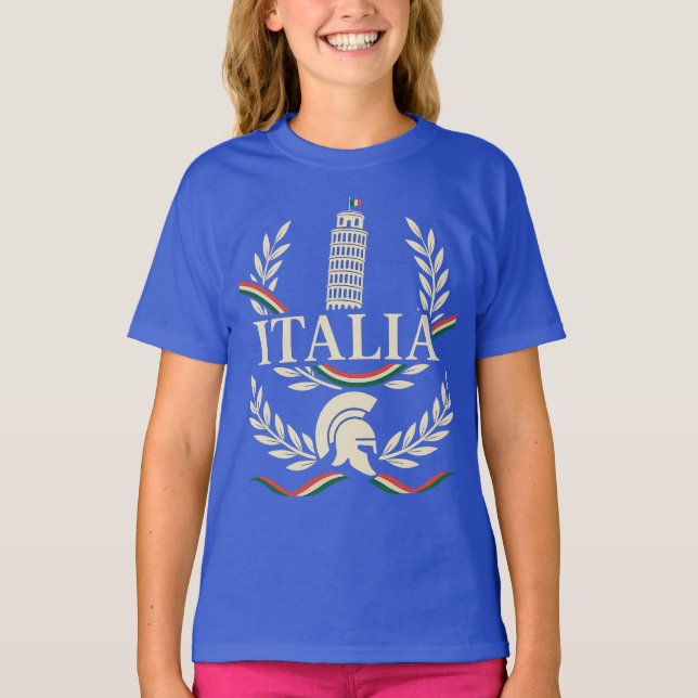 T-shirt Italia Heritage Crest (Devant)