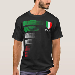 T-shirt Italia Italie Drapeau Emblème Italien Pride Ancest
