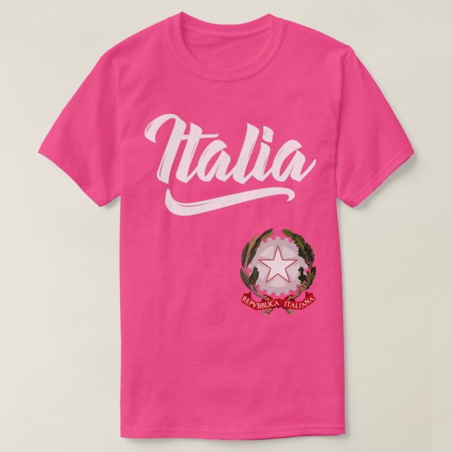 T-shirt Italia Italie Patrimoine de la famille italienne I (Design devant)