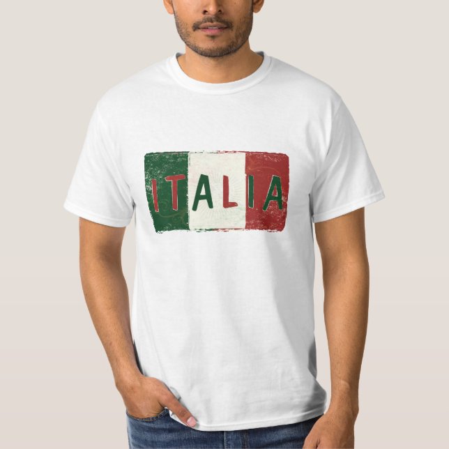 T-shirt Italia, le design de Jen (Devant)