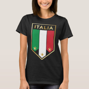 T-shirt Italia Print - Fier d'être Italien - Maillot de Fo