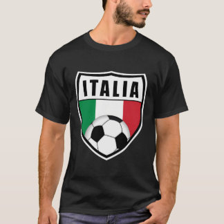 T-shirt Italia Soccer Jersey Drapeau Italien Cadeau