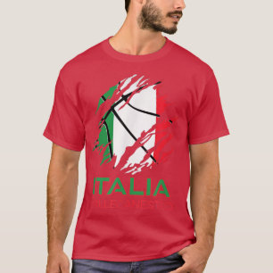 T-shirt Italia Sports Fan Italien National Drapeau Art Ita