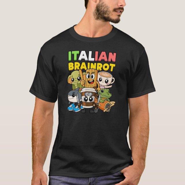 T-shirt Italian Brainrot (Devant)