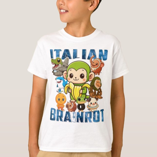 T-shirt Italian Brainrot (Devant)